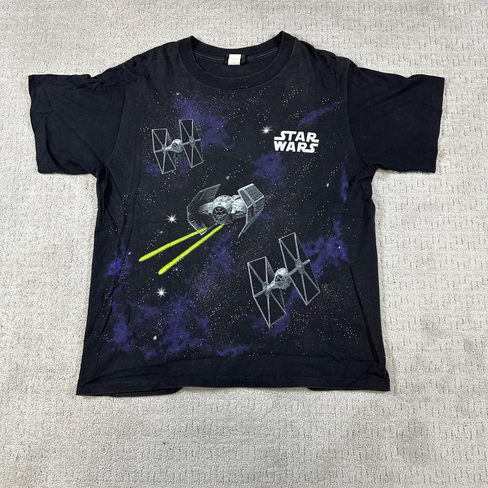 Vintage Star Wars Death Star All over Print T-shirt